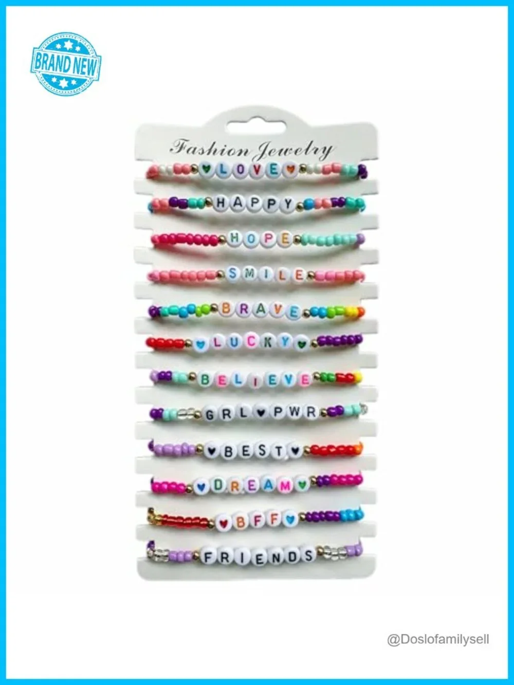 Stackable Boho Heishi Clay Bead Stretch Bracelet Set Surfer Jewelry